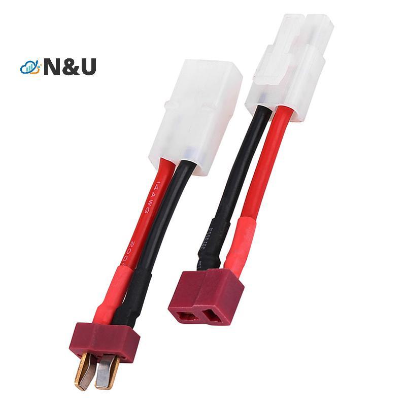 N&U อะแดปเตอร์หญิง/ชาย Deans T ปลั๊กเชื่อมต่อสายแปลง 16AWG สําหรับ RC รถเรือ Quadcopter แบตเตอรี่