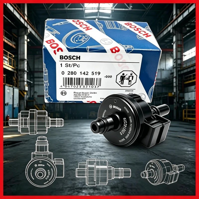 ไลลี่ 0280142519 CU5A-9G866-AA CU5A9G866AA Vapor Canister Purge Valve สําหรับ Ford Fusion Lincoln MK