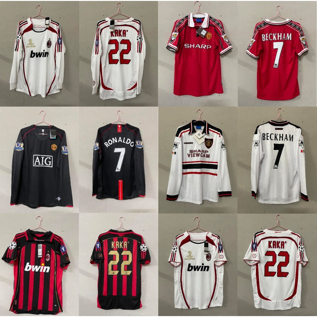 แมนเชสเตอร์ ยูไนเต็ด Luoyuan First Jersey Red Football No. 80 ac Jersey No. 22 Retro Shop Football B
