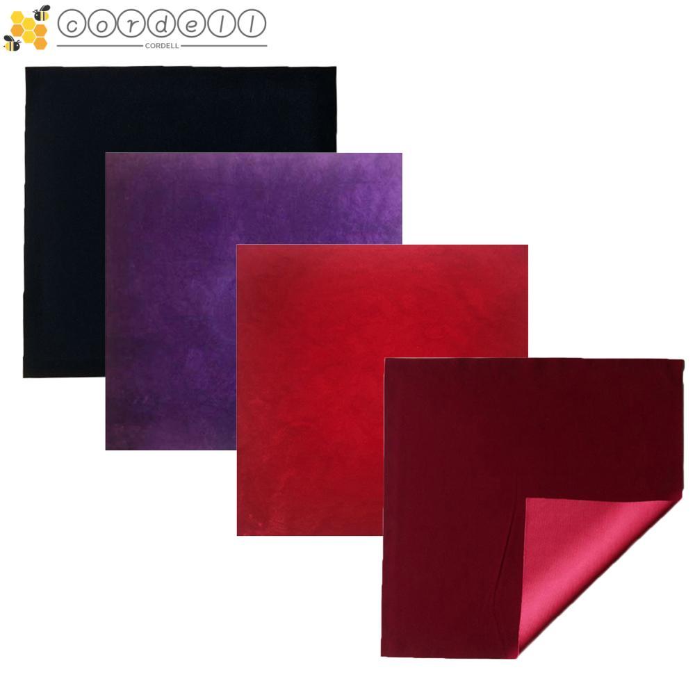 CORDELL Tarot ผ้าปูโต๊ะสีทึบเกมกระดานกํามะหยี่ Astrology Tarot Cloth