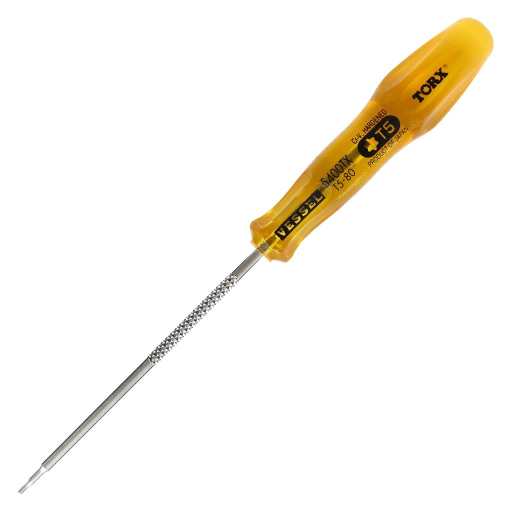 VESSEL Power Grip Torx Driver Set - TORX T5 to T40, 5400TX Series