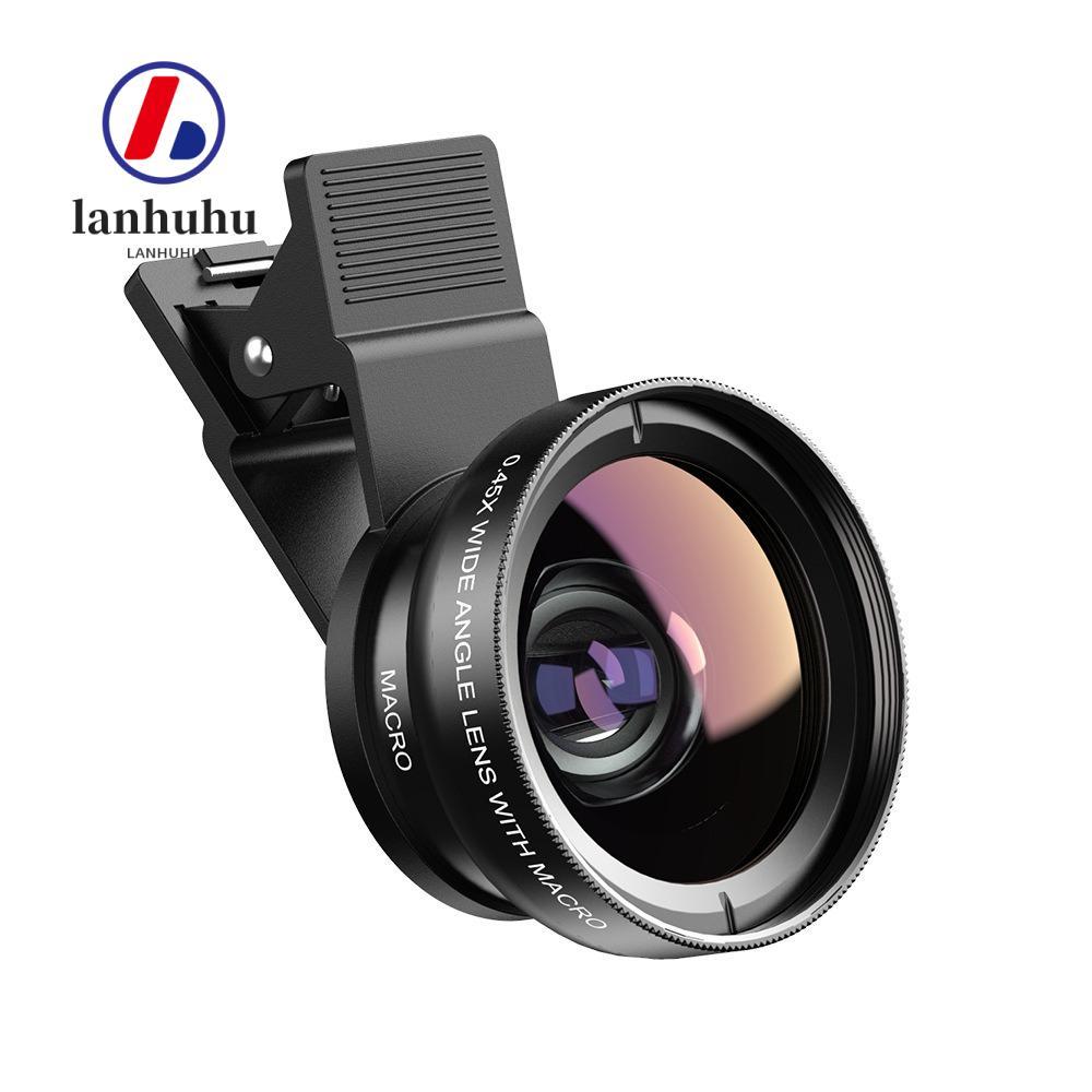 LANHUHU 1 ชุดเลนส์กล้องโทรศัพท์, 12.5X Universal Wide Angle Lens, Wide 0.45X Clip On Lens Photograph