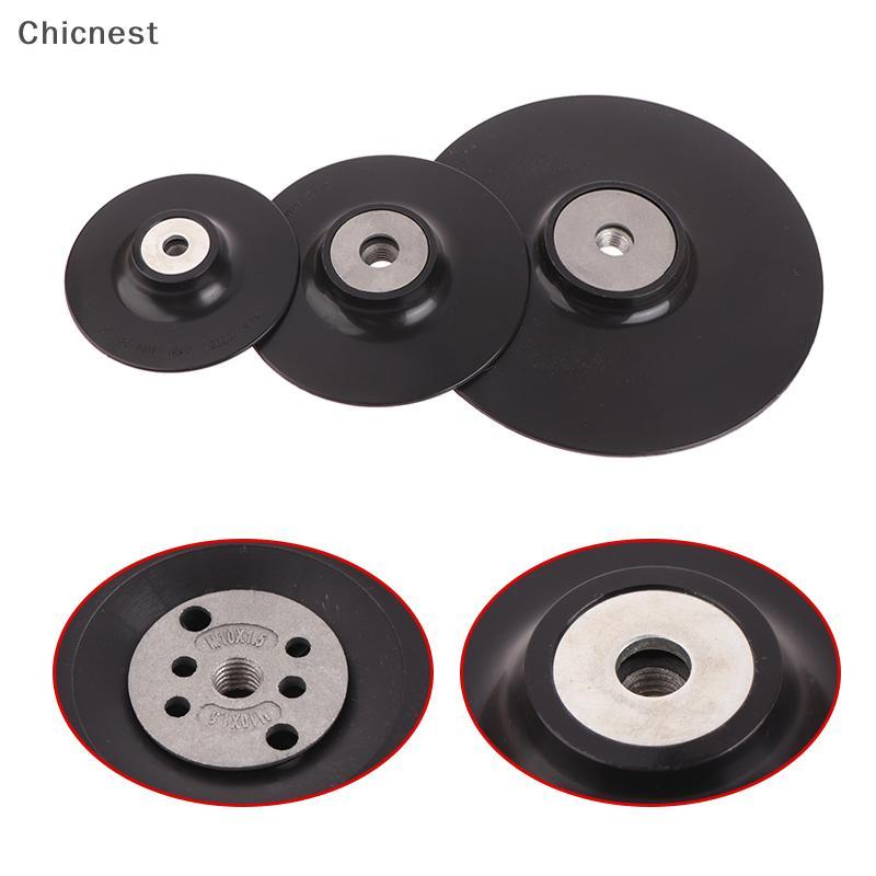 [Chc] 4-7 M10/M14 Thread Baing Pad พลาสติก ABS Ba Pad แผ่นเจียรกลมสําหรับเครื่องบดมุม Sanding Sander