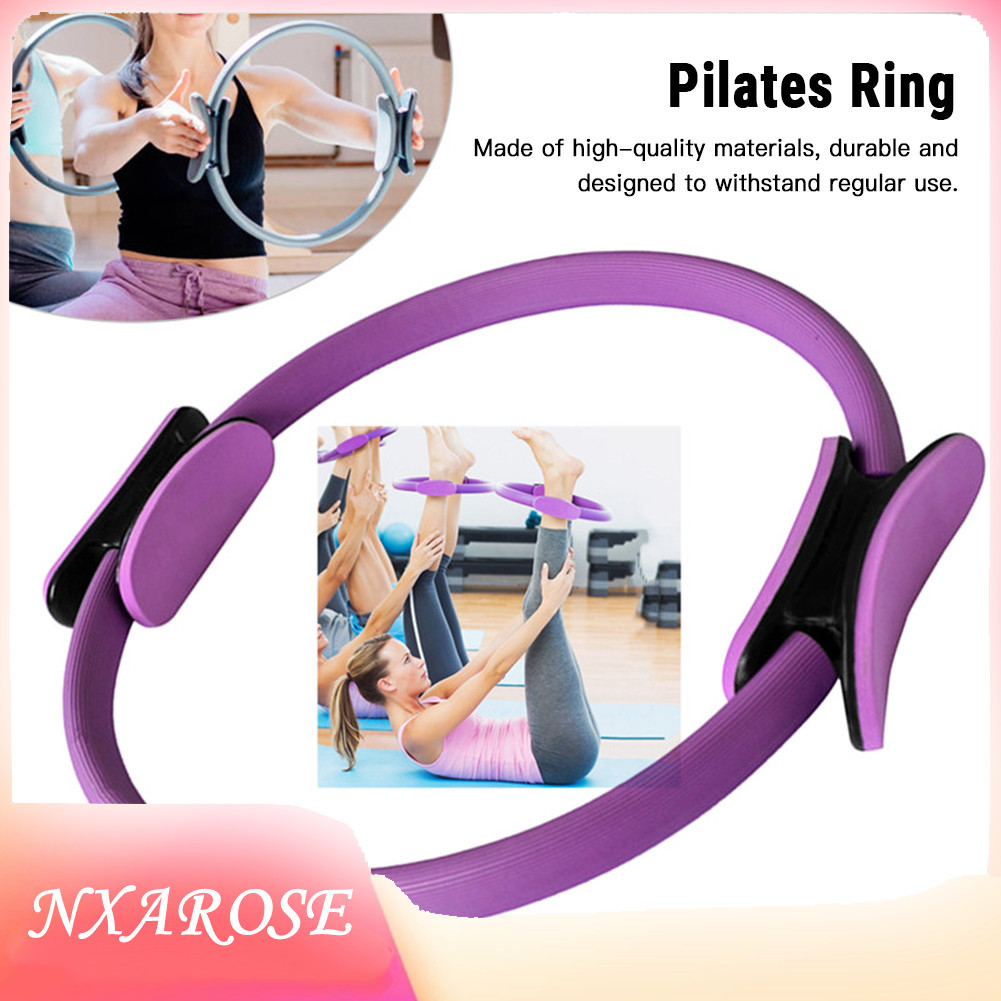 Nxarose Nxarose ชุดโยคะสำหรับผู้หญิงพิลาทิสที่บ้านอุปกรณ์ Magic Ring Booty Bands ออกกำลังกาย Glutes 