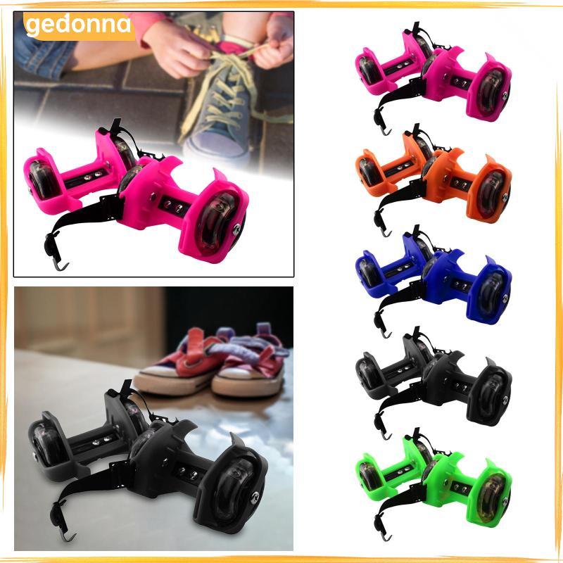 [gedonna] Heeled Wheels Roller Skates Shiny Heeled Skates รองเท้าสเก็ต Roller Heeled Skates สําหรับก
