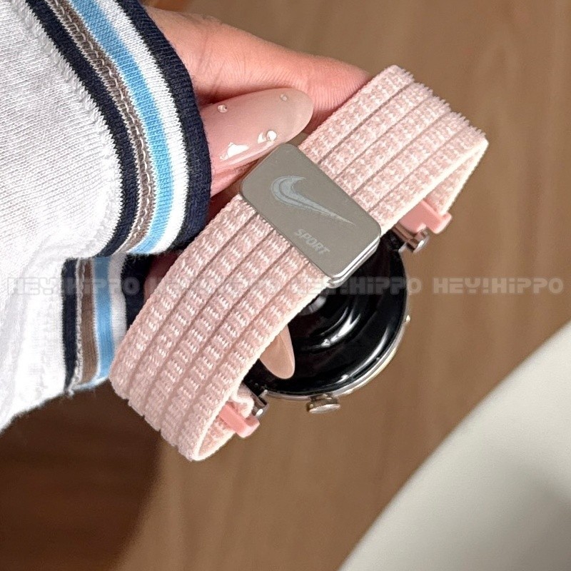 สายถักกีฬาเหมาะสําหรับ Huawei GT7 GT6 41 มม./46 มม.สายคล้องคอแม่เหล็กเข้ากันได้กับ Huawei Watch5, GT