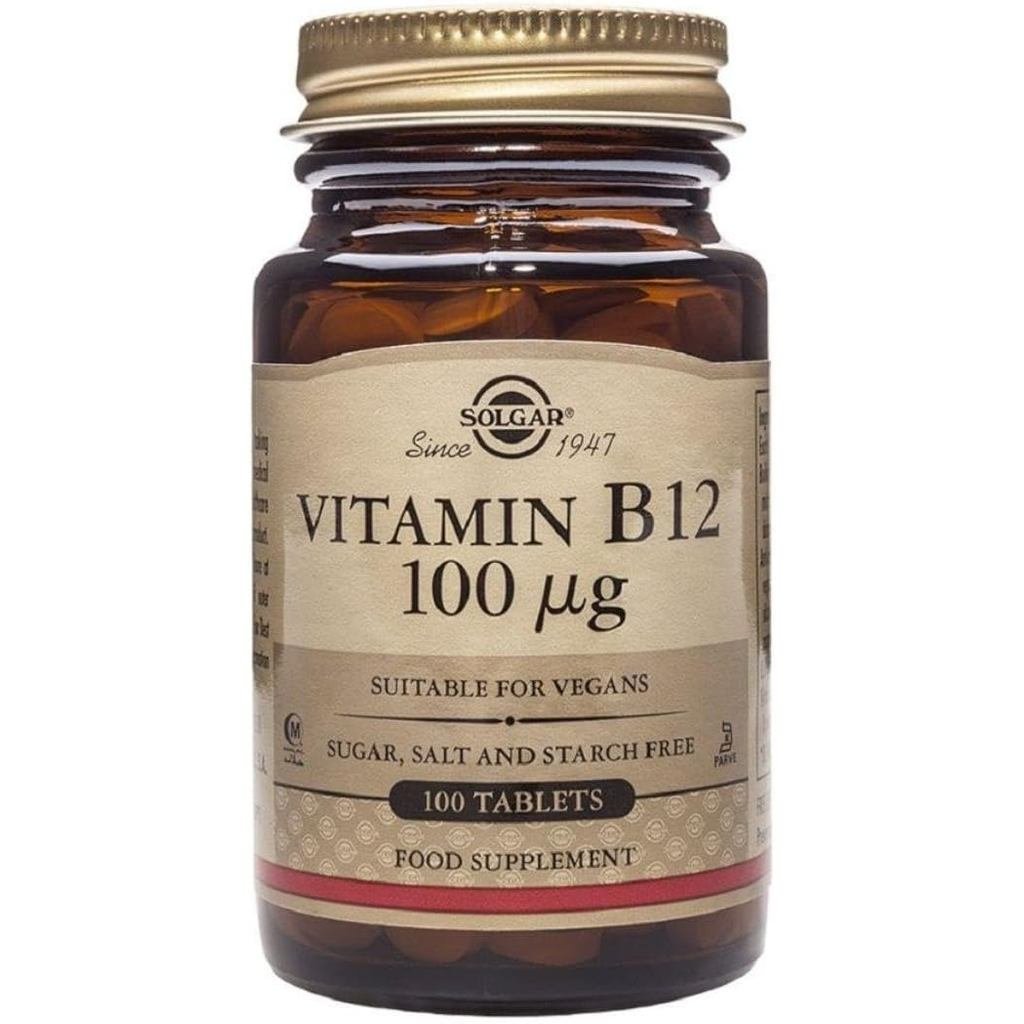 วิตามิน B-12 100mcg Solgar 100 Tabs