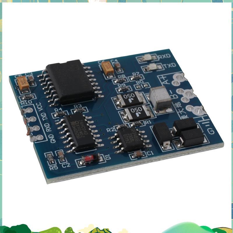 3.3V 5V TTL UART ถึง RS485 โมดูลแปลงอินเทอร์เฟซแยก Single-Chip Serial Port UART อุตสาหกรรม