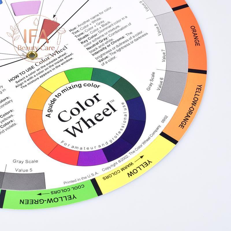 IFA Professional Paper Card Design Color Mix Wheel Ink Chart Gidance Round good