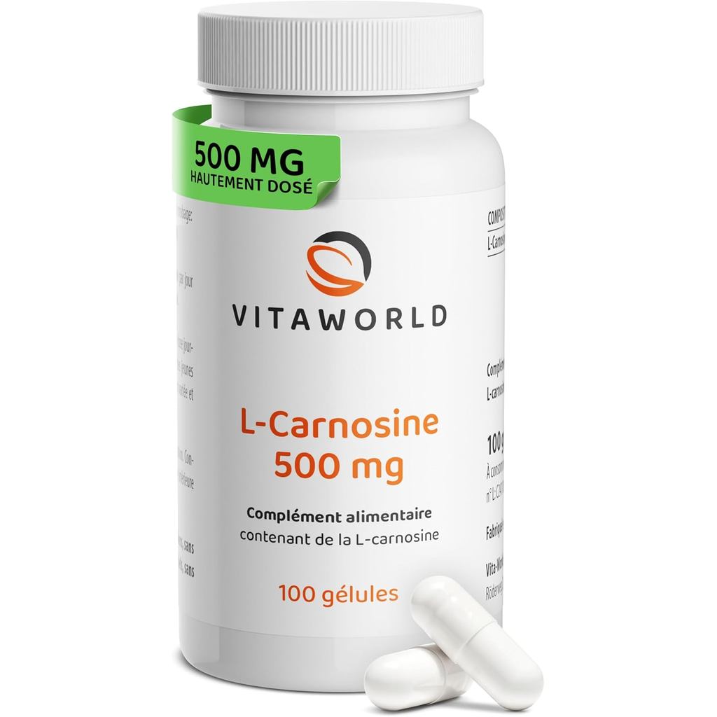 High Dose L-Carnitine Capsules-Daily 1500mg L-Carnitine (100 แคปซูลมังสวิรัติ) – ตรวจสอบให้เหมาะกับก