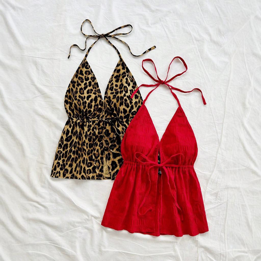 I 75310 V คอ Backless Party Cami 露背 V-dresspaian