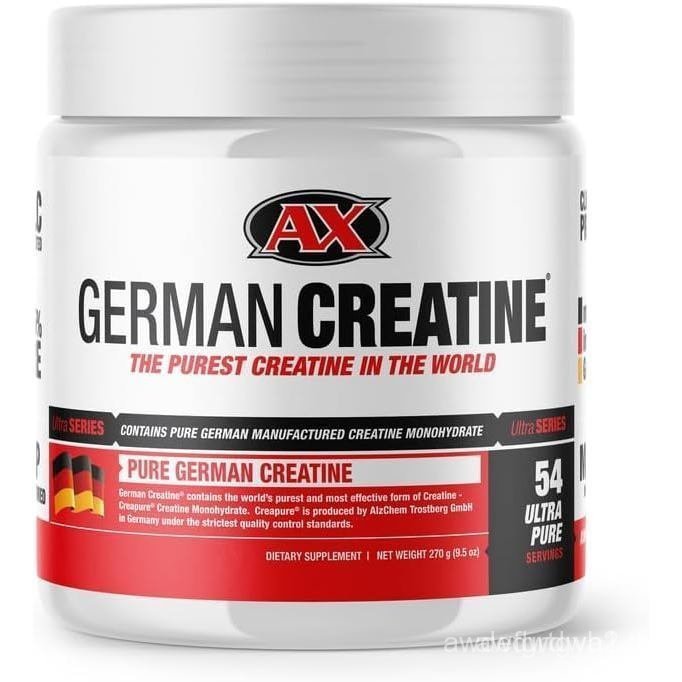 GermanCreatine-MicronizedCreatineMonohydratePowder,99.99%PureCreapureforGrowth,Strength&Performance,