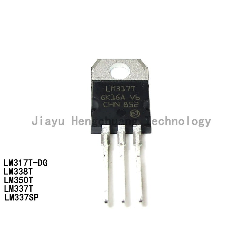 5PCS LM317T LM317T-DG LM350T LM337SP LM337T LM338T Linear Regulator ชิป Through-Hole TO-220 ในสต็อก 