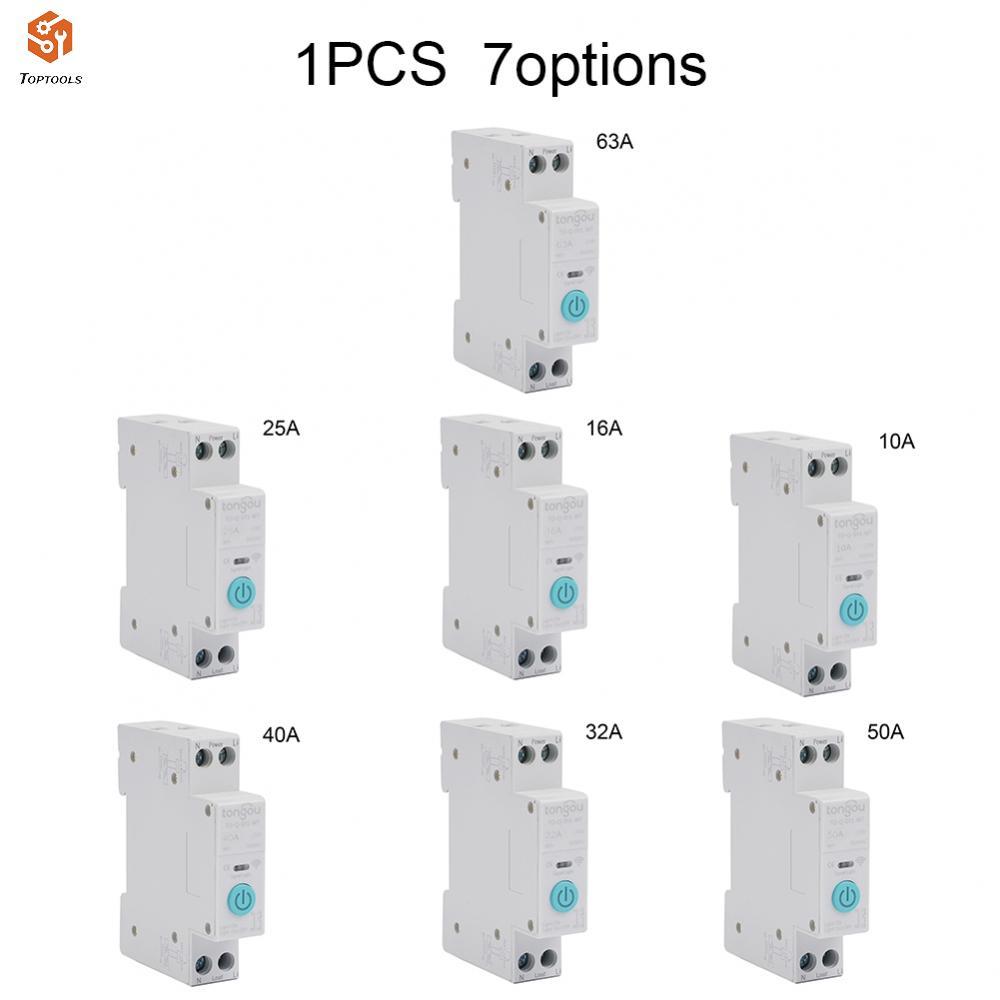ส่วนประกอบเบรกเกอร์การป้องกันอัจฉริยะ TO-Q-SY1 WiFi 2.4GHz 90V-240V