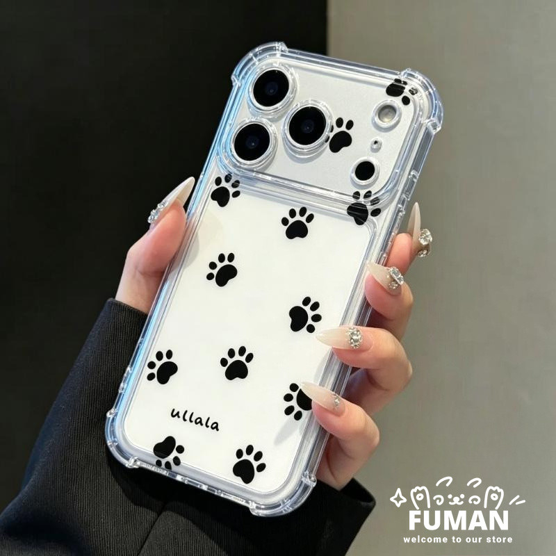 SAMSUNG แมวน่ารัก Paw Clearเคสโทรศัพท์สําหรับSamsung Galaxy M23 M22 M21S M21 M20 M16 M15 M14 M12 M11