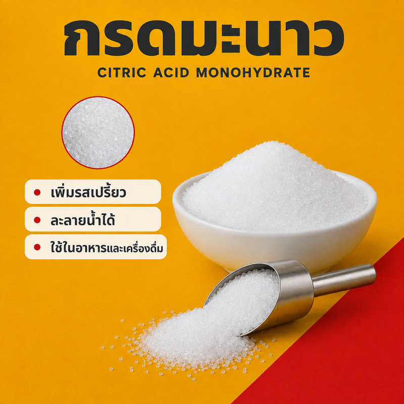 กรดมะนาว Citric Acid Monohydrate