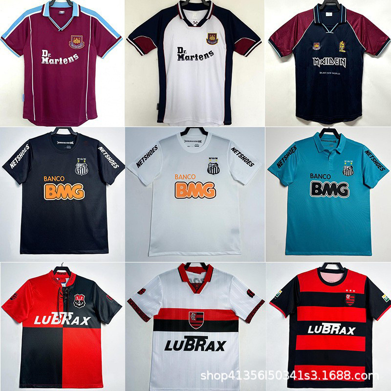 ส่งเร็ว!!11-13 santos Retro Jersey No. 11 neymar neymar sentos jerseys Flamengo