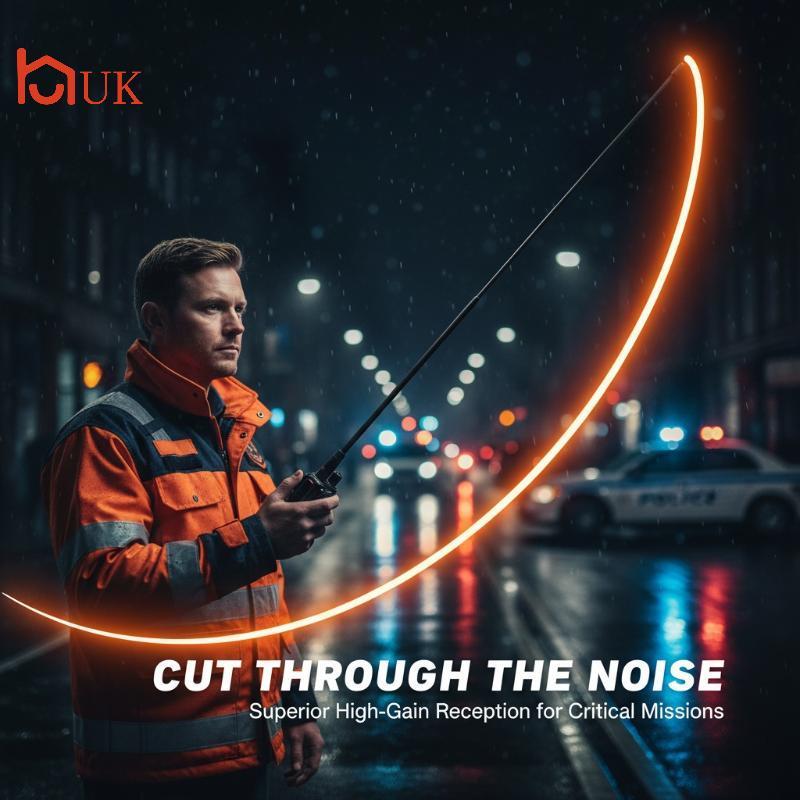 UK SMA หญิง NA771 Dual Wide Band เสาอากาศแบบยืดหยุ่นสําหรับ UV5R BF888S สัญญาณแรงสําหรับความปลอดภัย 