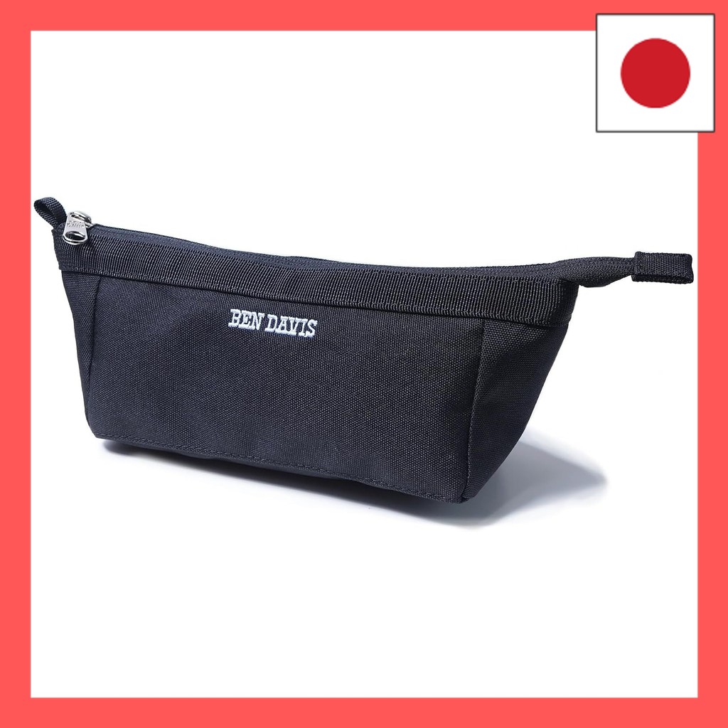 Ben Davis Box Pen Case, Box Pen Pouch BDW-8484 BKWT hamachi SHOP