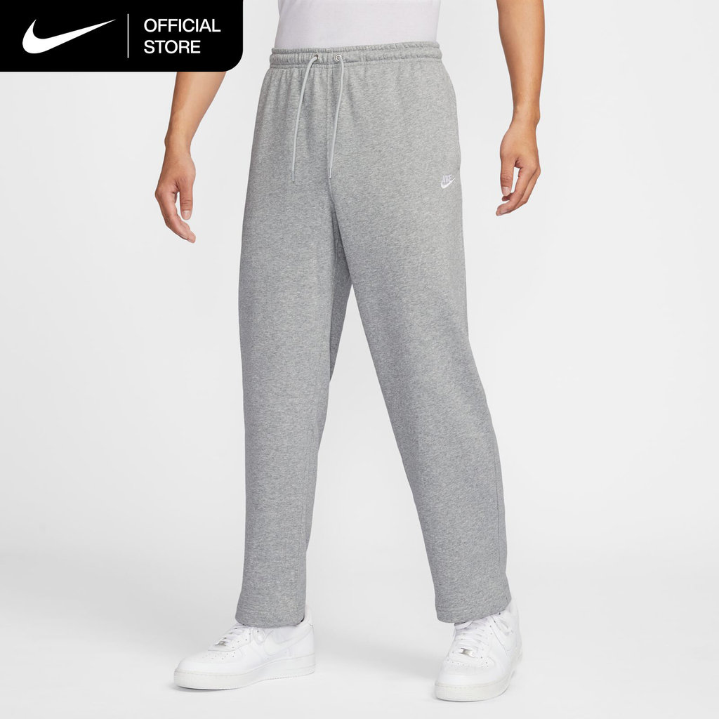 Nike Men's Club French Terry Open-Hem Pants - Dark Grey Heather [HQ4423-063]