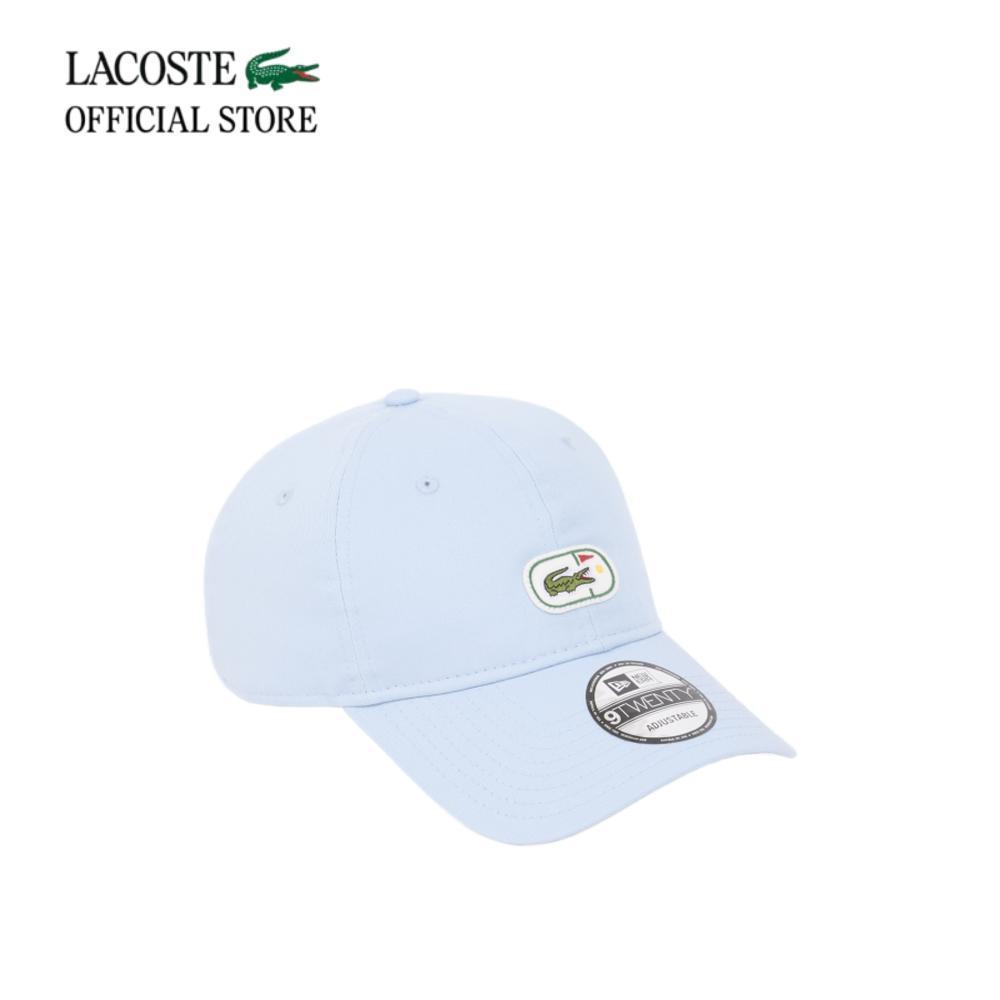 LACOSTE หมวกผู้ใหญ่ LACOSTE X NEW ERA CAP รุ่น RK7304 - LIGHT BLUE