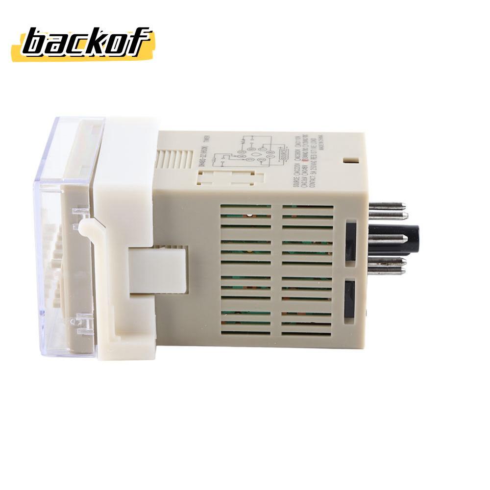 BACKOF Time Relay, 24VAC/DC 0.01S-9999H Digital Time Relay, Precision Timing DH48S-2Z จอแสดงผล LCD D