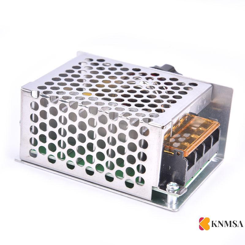KNMSA] 220V AC ตัวควบคุมแรงดันไฟฟ้ามอเตอร์ควบคุมความเร็ว PWM Controller SCR 4000W วงจรเรียงกระแสเดิม