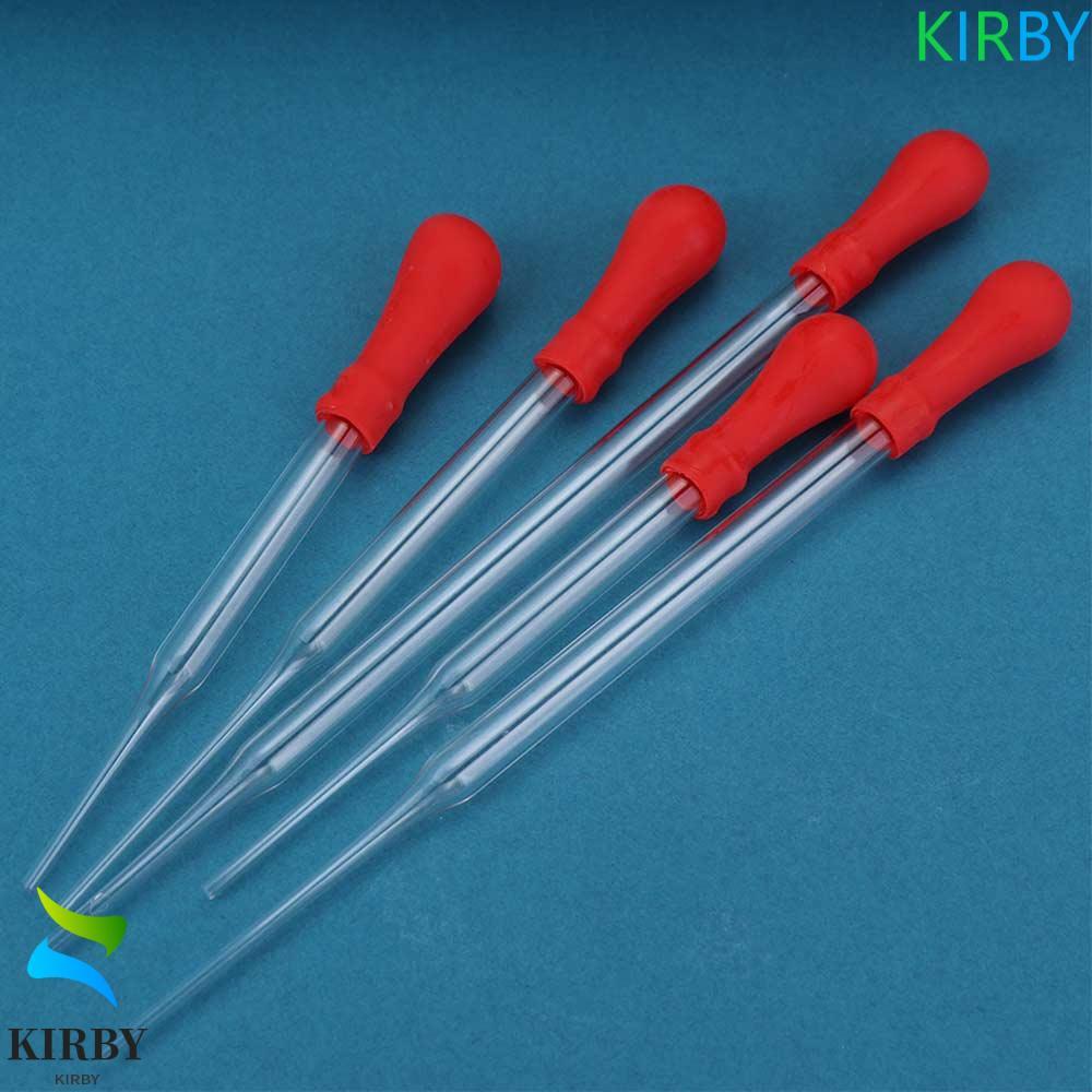 KIRBY แก้ว Dropper การทดลอง Lab อุปกรณ์หัวยางโปร่งใส Frameless เคมี Dropper Transfer