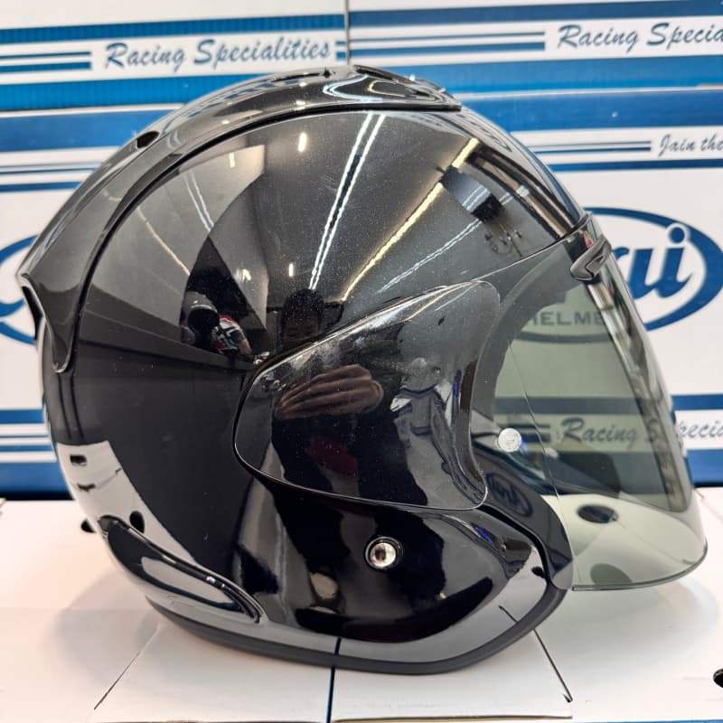 ARAI VZ RAM หมวกกันน็อคหน้าสีดําสดใส ขี่มอเตอร์ไซค์ หมวกกันน็อคครึ่ง ARAI 1/2 หมวกกันน็อคสําหรับนักข