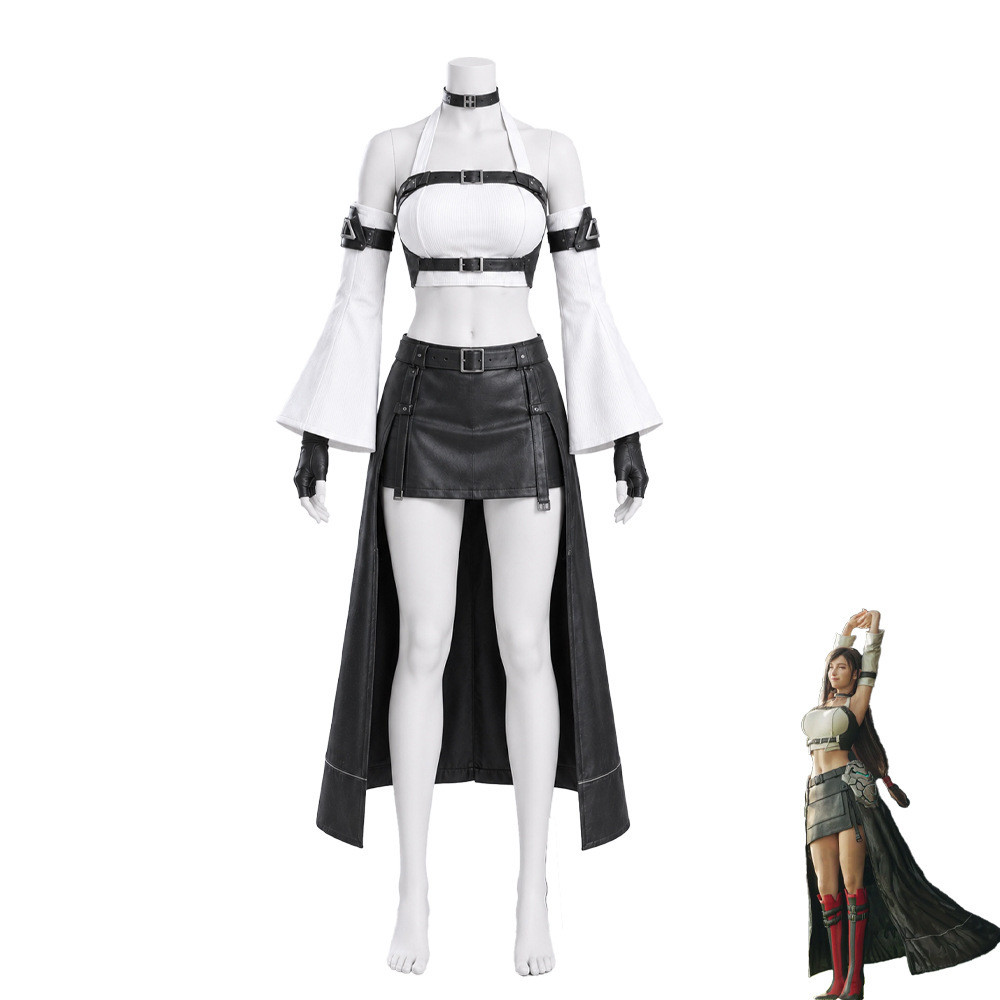 Final Fantasy 7: Apocalypse: Dark Lord Tifa ชุดคอสเพลย์ Tifa Halloween