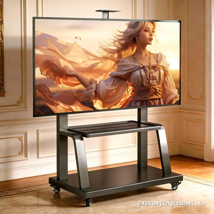 ขาย Rising TV Mobile Cart Live Floor Stand Universal Universal 55 65 75 85 86 110 นิ้ว All-in-One Ma