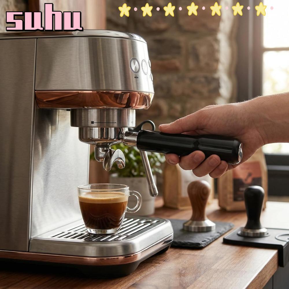 SUHUHD Portafilter Handle, Ergonomic Grip M10 Thread Coffee Portafilter Handle, Ergonomic ABS วัสดุ 