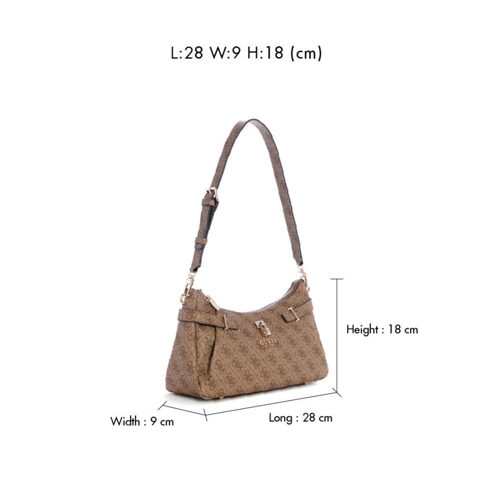 GUESS حقيبة كتف YESBA — بني — صورة 5