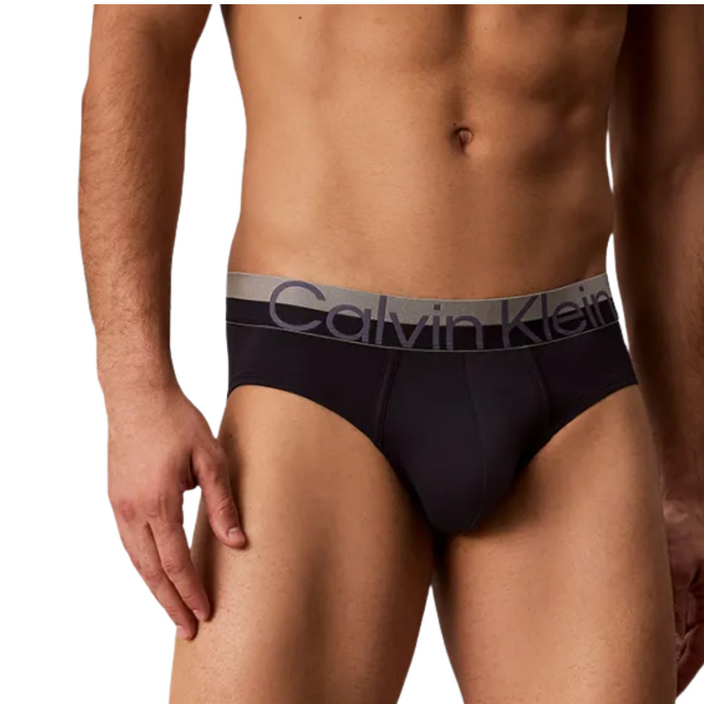 CALVIN KLEIN سليب رجالي Brushed Microfiber Metallic — صورة 4
