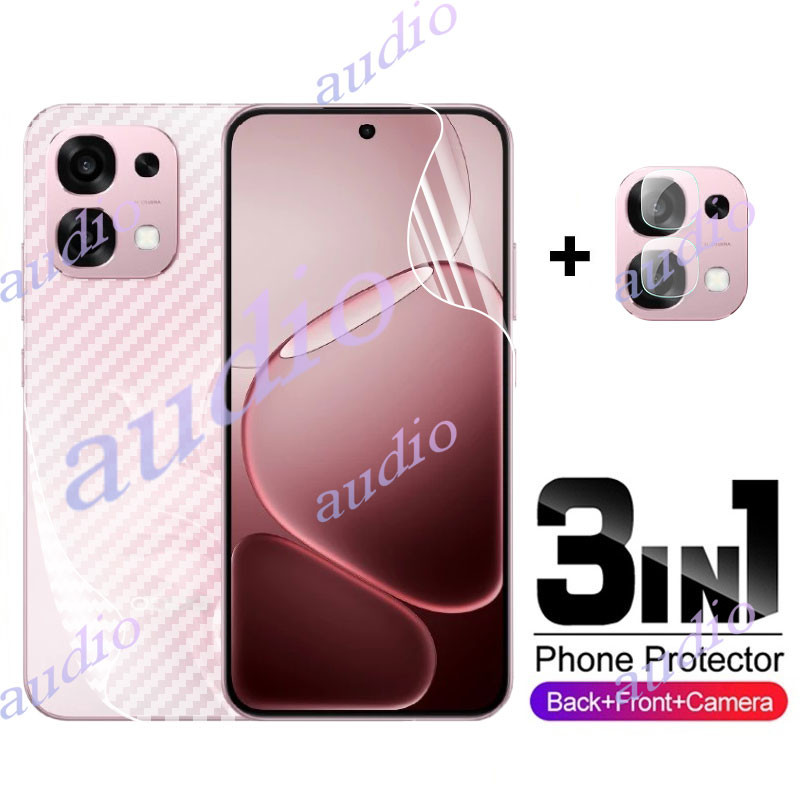 OPPO A6 Pro 5G 3in1 ด้านหน้าด้านหลังเลนส์Hydrogelฟิล์มสําหรับOppo A6 Pro A6x 4G 5G 2025 สมาร์ทโฟนป้องกันหน้าจอสําหรับOPPO A6Pro OPPOA6 Pro OppoA6x 5Gกล้องเลนส์Proเลนส์กล้องPro
