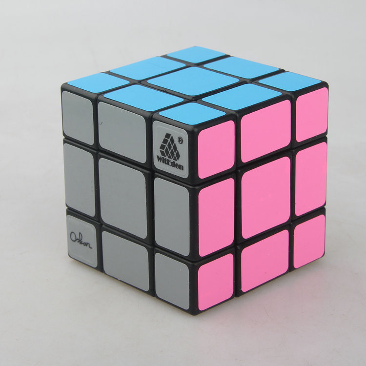 Intelligence Paradise Oskar Third-Order Black Half Yuan Rubiks cube Oskar Mixup Magic cube