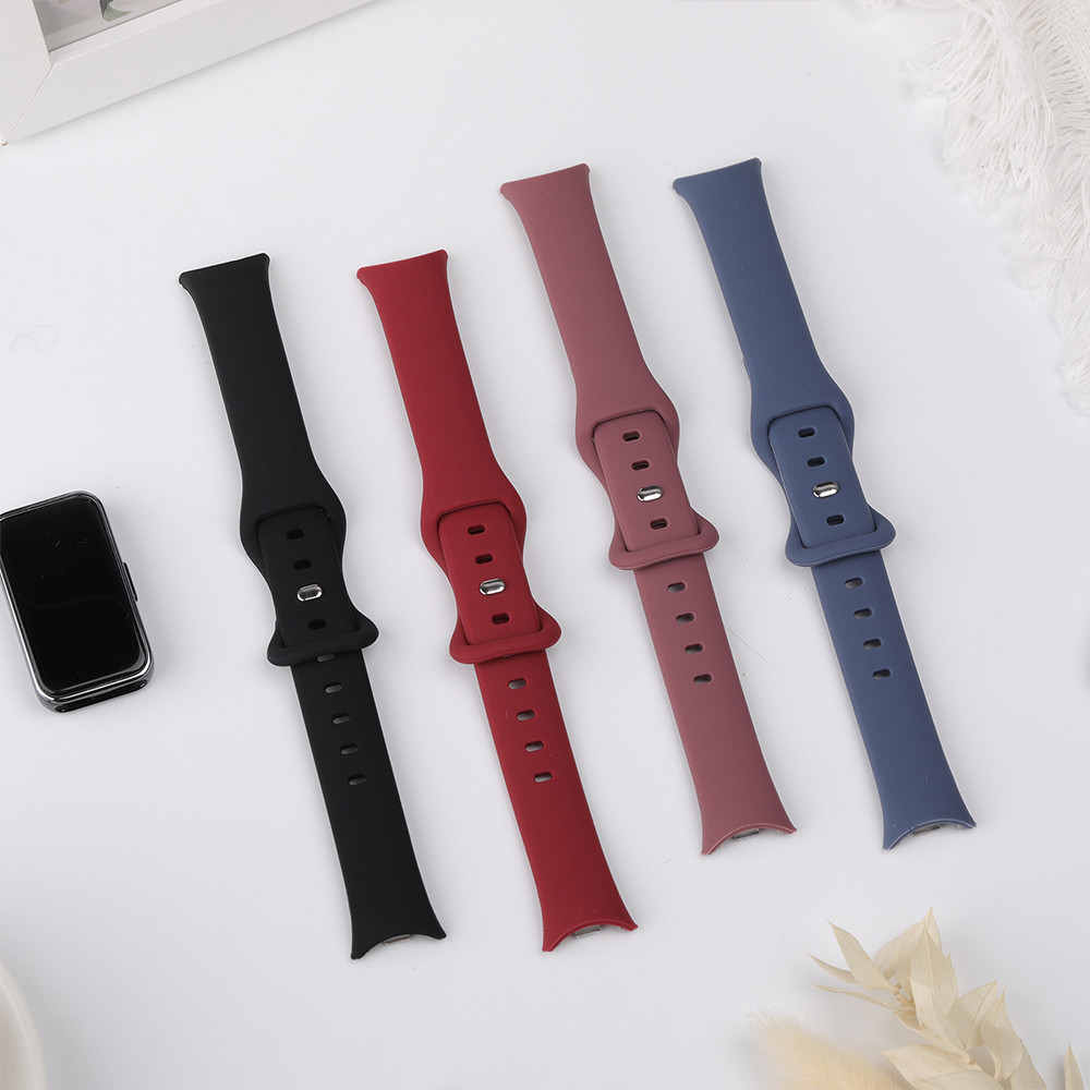 สายรัดซิลิโคนอ่อน for Xiaomi Mi Band 10/9/8 อุปกรณ์เสริมสร้อยข้อมือเปลี่ยนสายพานยางกีฬา for Smartwatch Mi Band 10/9/8 - รูปที่ 2