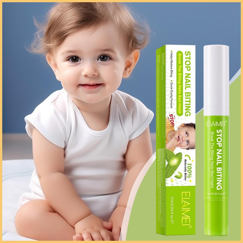 No Bite Nail Polish 7ml Anti-Nail กัดป้องกัน Click Pen Bitter Stop Sucking Habit Thumb Guard สุขภาพธ