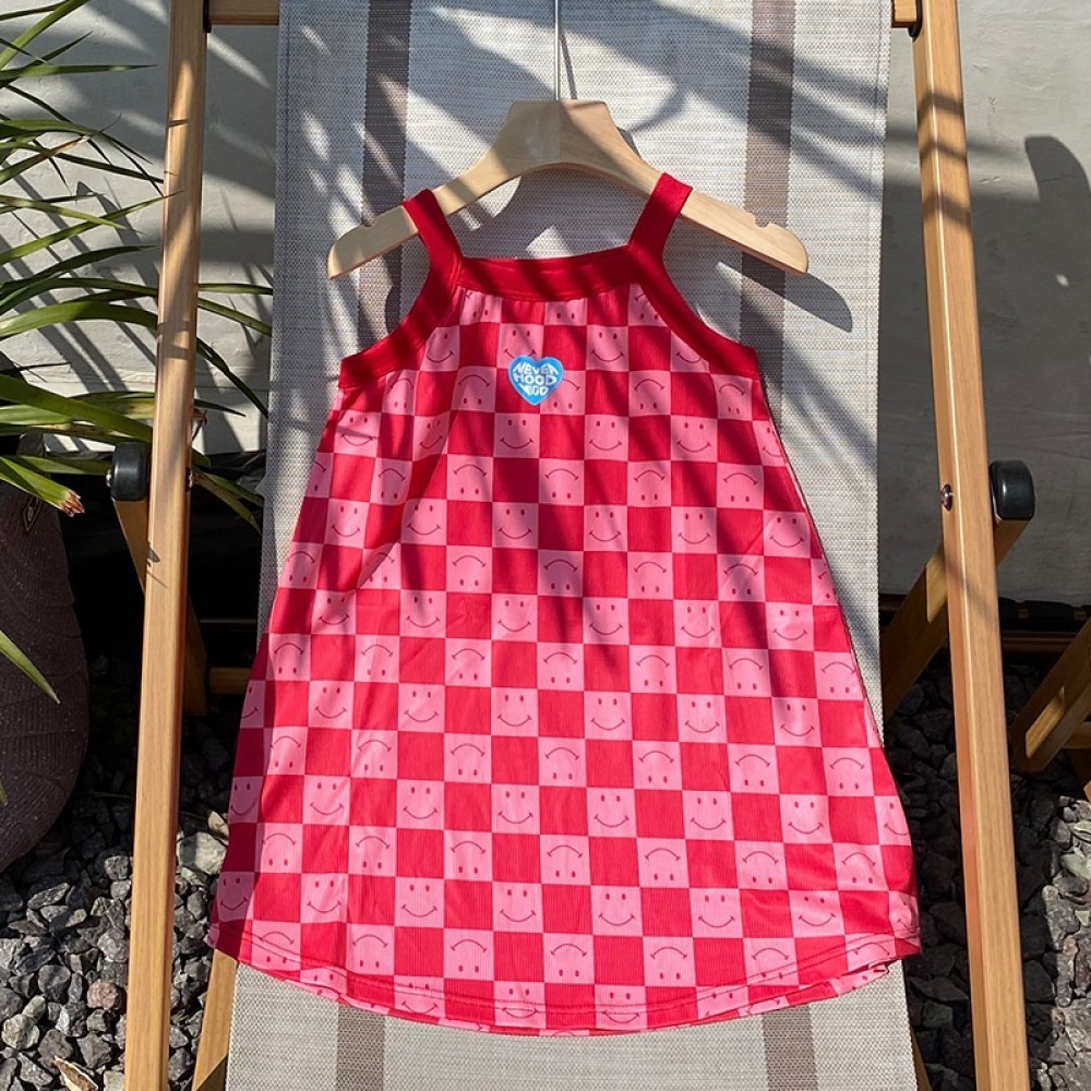 ชุดเดรสสายเดี่ยว สไตล์เกาหลี สําหรับเด็กผู้หญิง อายุ 1-7 ปี ✨october303.th✨