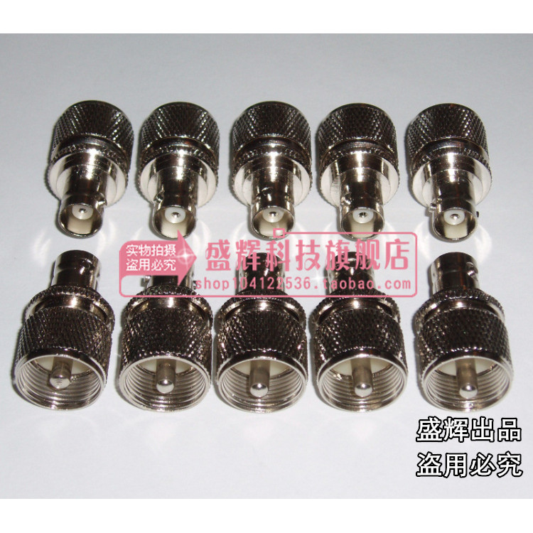 Walkie-Talkie Talkie Connector อะแดปเตอร์ BNC หญิง UHF ชาย Q9 ซ็อกเก็ต M หัว PL259 TO BNC
