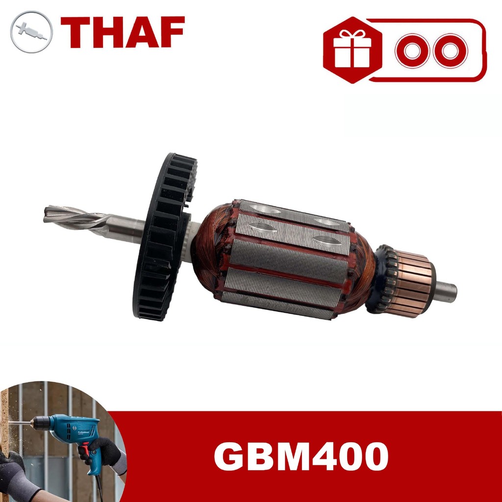 เหมาะสําหรับสว่านมือ Bosch GBM400 โรเตอร์