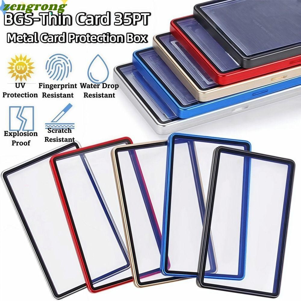 ZENGRONG การ์ดป้องกัน , ป้องกันรังสียูวีกระจกสองด้าน BGS 35PT การ์ดป้องกันเกรด, กรอบอลูมิเนียมที่ทนทานเป็นพิเศษจอแสดงผลการ์ดแม่เหล็กโปร่งใส
