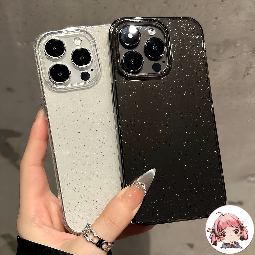 ส่งจากไทย เคสโทรศัพท์14 กลิตเตอร์แวววาว เคสใสนิ่มสำหรับไอโฟน For IPhone 13 14 11 12Pro 16 15 Promax X XR XSMAX 6/7/8Plus