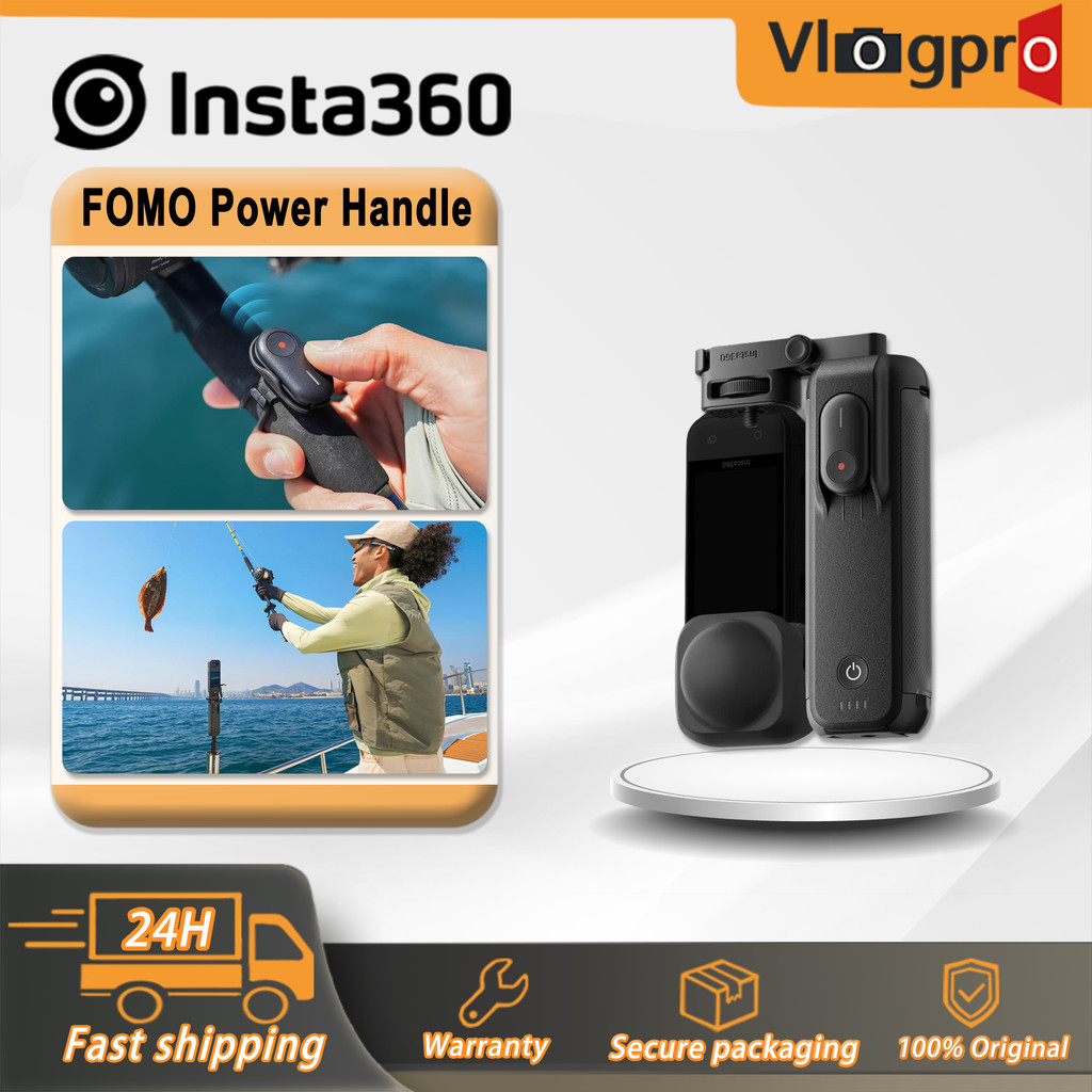 Insta360 FOMO Power Handle สําหรับ Insta360 X5Insta360 X4Insta360 X3