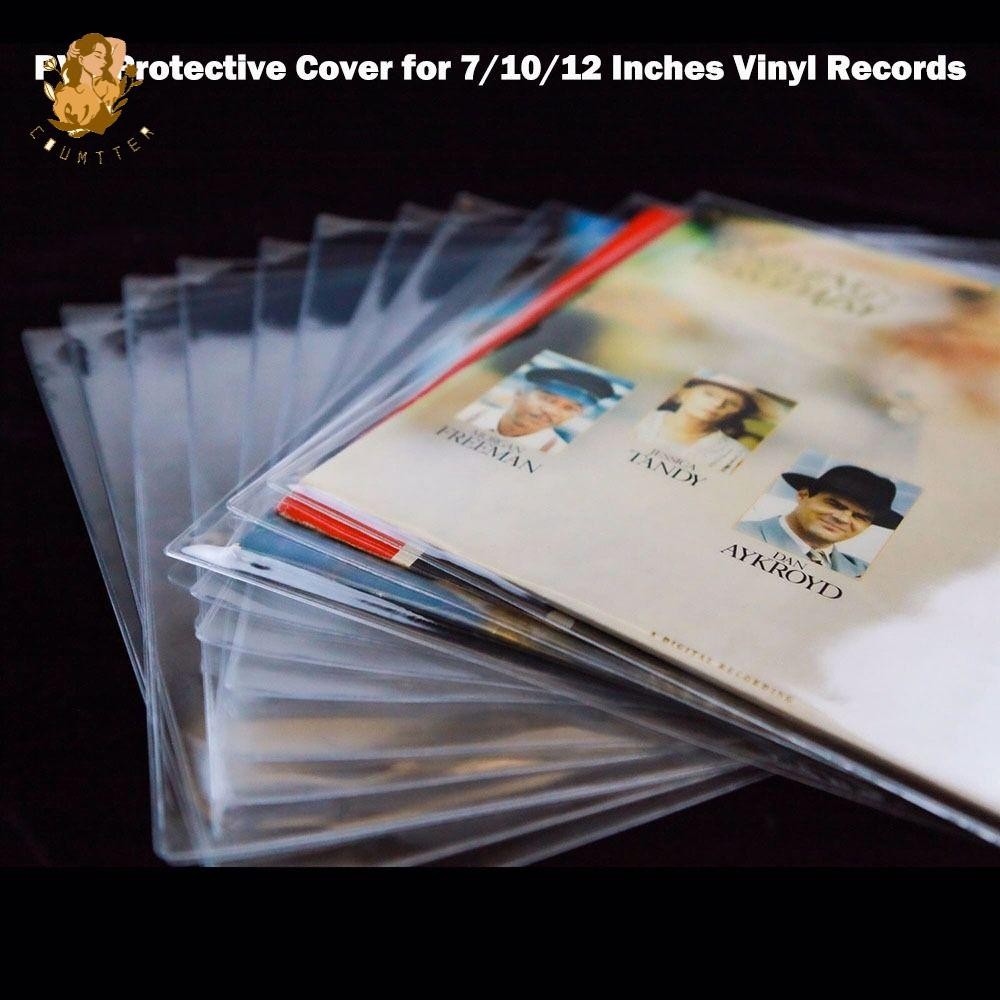 BACKSTAGE LP Record Cover,Thick Resealable Vinyl Records Sleeve, น่าใช้ 7/10/12 นิ้ว Record Protecti