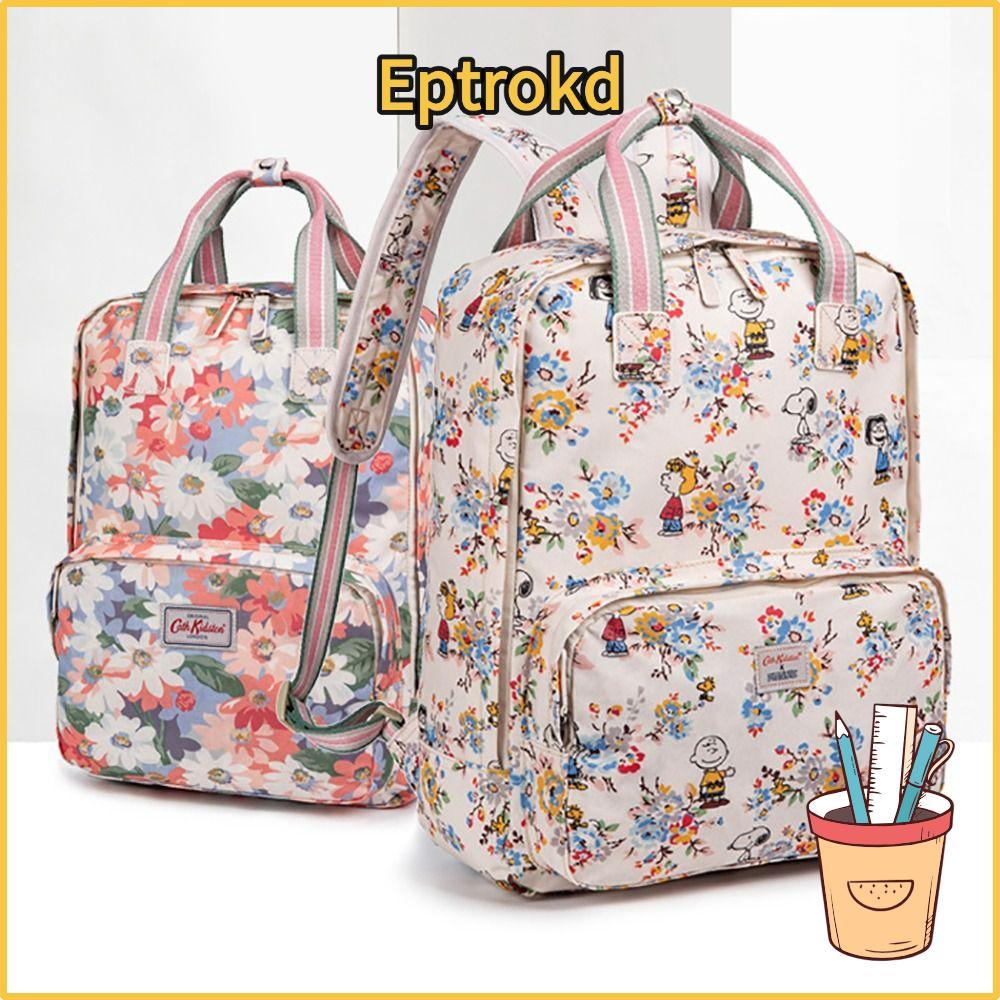 กระเป๋าเป้ Etoro ลายดอกไม้ พกพาสะดวก กันน้ำ ความจุเยอะ สำหรับใช้งานทั้งงานและการเรียน