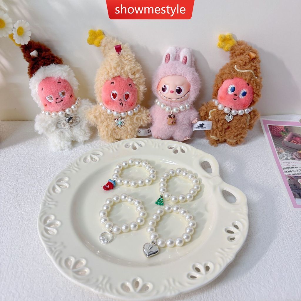 SMS สําหรับ labubu 4.0 Pin สําหรับ Love Christmas pearl สร้อยคอจี้สําหรับ Twinkle Swacer the Moment 