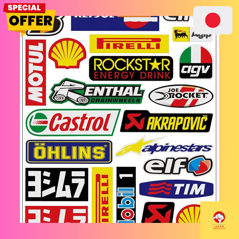 Red Bull Jump Cow Caucus Reflective Vinyl Sticker, Motorcycle Decal, 30×20.5 cm