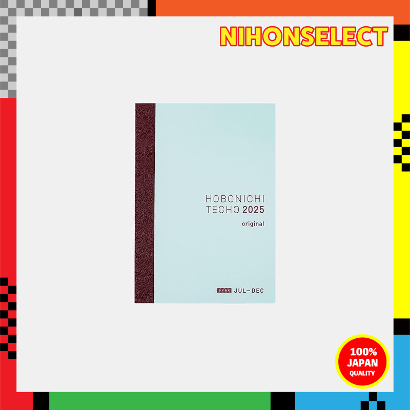 Hobonichi Techo 2025 Original avec [A6/1 page per day (for the second half only)/July/Monday start]