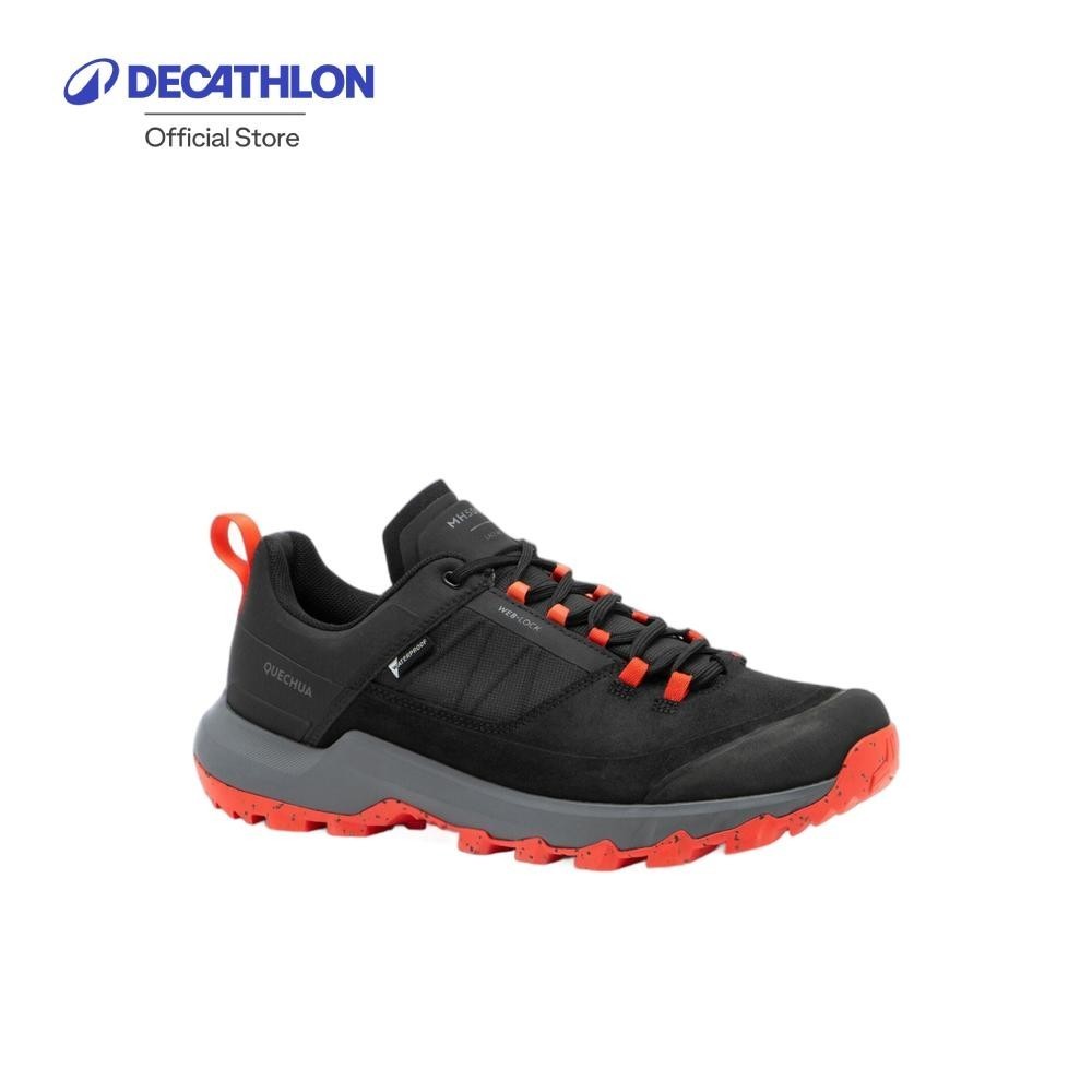 Decathlon Men'S Waterproof Hiking Shoe รองเท้าเดินป่าผู้ชายกันน้ำ รุ่น MH500 - Black